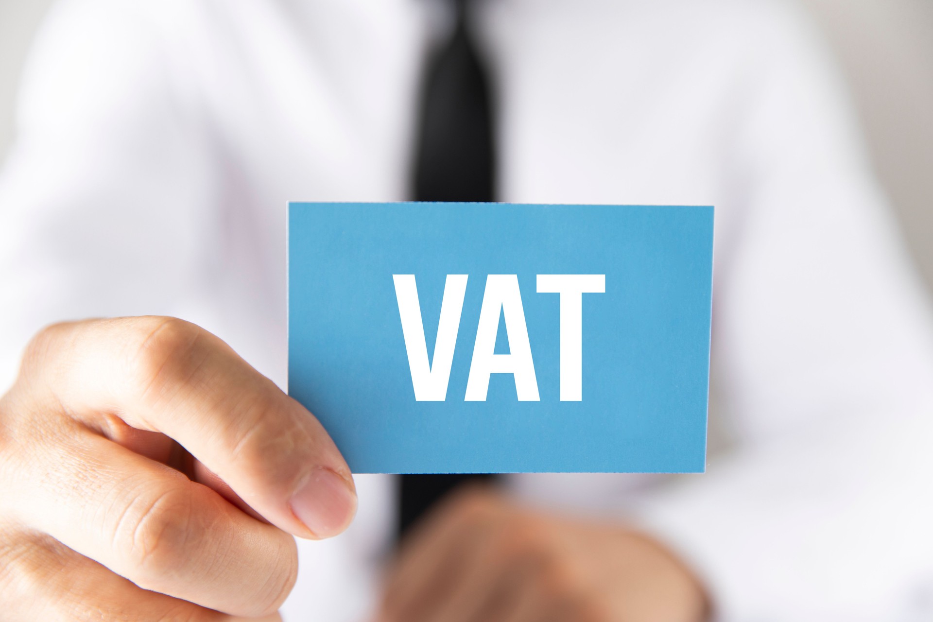 VAT (Value Added Tax) on Business Card
